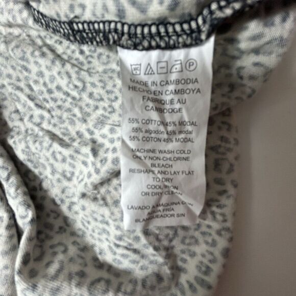 Michael Kors Cheetah Print Top Plus 3X  Animal Black Tan Flowy Soft - Picture 4 of 6